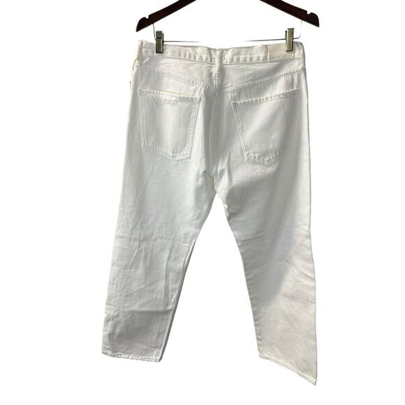 $228 CITIZENS OF HUMANITY EMERY CROP JEANS MOONSTONE WHITE DISTRESS SZ 29 - Picture 4 of 14